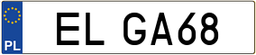 Truck License Plate